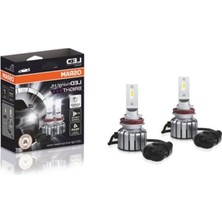 Cekar Store Osram H11 LED Xenon KIT%300 Fazla Işık / 4 Yıl Garantili 12V (2 Adet Far Için) 64211DWBRT-2HFB          [enerji Sınıfı A]