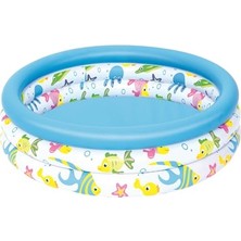 Cekar Store Bestway Coral Kids Çocuk Havuzu, Çok Renkli, 102 x 25 cm