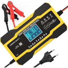 Cekar Store 12V - 24V Desülfatör Akü Şarj Cihazı 10AH Jel Asitli Sulu Aküler Için (Takviye Değildir) (10AH-SARI)