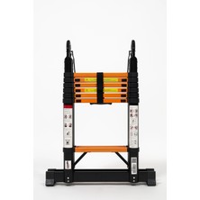Cardilife 2.2 + 2.2 Metre Teleskopik Çelik Merdiven