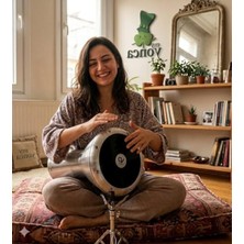Cekar Store Vatan Profesyonel Alüminyum Döküm Darbuka Gümüş, 5 Numara, Taşıma Çantası ve Alyan Anahtarı Dahil