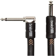 Cekar Store Black-Serisi 3 M Enstrüman Kablosu, Açılı/düz 6,3 mm Jak - RIC-B10A
