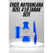 Renas Store 4'lü Bit Evcil Hayvan Tarak Seti Bit Tarak Seti Pire Tarağı