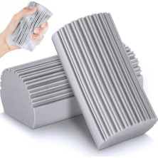 Teknocan Sponge Sihirli Sünger 3'lü Set - Çok Amaçlı Leke Çıkarıcı Temizlik Süngeri - Mutfak, Banyo, Duvar ve Ayakkabı Için Deterjansız Silgi Sünger (Pembe, Gri, Sarı)