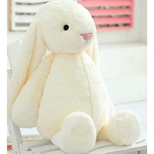 Cekar Store Uyku Arkadaşım Uzun Kulak Bunny Peluş Tavşan 65 cm Beyaz