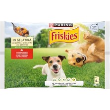 Cekar Store Yetişkin Köpekler Için Sığır Etli Sebzeli Yaş Mama 85 Gram, 4 Adet