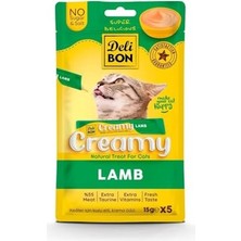 Cekar Store Delibon Creamy Ödül Maması Kuzulu 15GR 5li Paket