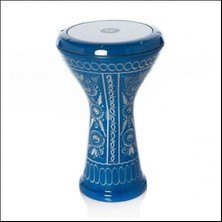 Cekar Store Vatan Döküm Erzincan Işlemeli Darbuka - Mavi Doumbek