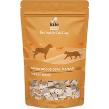 Cekar Store Kito Freeze Dried Tavuk Göğüs Kedi Ödül MAMASI%100 Doğal, Glutensiz 30 Gr(Cat Treat)