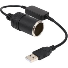 Cekar Store Parcbeny 5726 USB 2.0 5 Volt - 2 Amper To 12 Volt - 0.8 Amper Araç Çakmak Fişi Dişi Çevirici