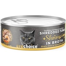 Cekar Store Tuna Shredded Tahılsız, Hipoalerjenik, Tiftiklenmiş Tuna Balıklı & Karidesli Yaş Kedi Maması 70 gr