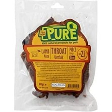 Cekar Store Kurutulmuş Parça Kuzu Gırtlak Köpek Ödül Maması 15 cm 100 gr