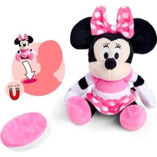 Cekar Store Simba, 6315870461, Disney Minnie Manyetik Peluş Figürü, Özel Tasarım, Tam Detaylı, Kıyafetler ile Takılabilir, Mıknatıslı, 12 cm