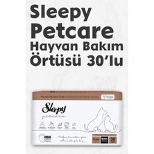 Cekar Store Sleepy Petcare Evcil Hayvan Bakım Örtüsü 30 Adet