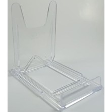 Cekar Store Pleksi Ürün Teşhir Ayağı Sürgülü Stand 105X90X65MM Çerçeve Tabak Telefon Tıraş Makinesi Şövale (1 Adet)