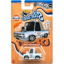 Cekar Store Hot Wheels Silver Series Tooned Gulf Racing - Toon'd 83 Chevy Silverado JCB64