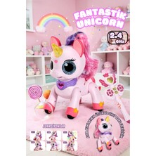 Magicway Uzaktan Kumandalı Şarjlı Unicorn Oyuncak 2.4ghz Sihirli Asalı 22 cm Etkileşimli Dans Eden Oyuncak