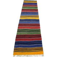Zehra Abla Halı Yeni El Dokuma Otantik Renkli Hafik Zara Sivas Yolluk Yün Kilim 7322
