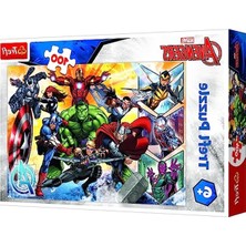 Cekar Store 16431 100 Parça Kraft 5+ Yaş Çocuklar Yapboz, Disney Marvel Yenilmezler