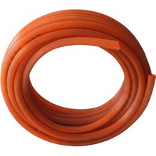 Cekar Store 10 Metre Esnek Silikon Bahçe Hortumu – Ev, Balkon, Bahçe, Seralar Için Çok Amaçlı Sulama Çözümü (Turuncu, 10 Metre)