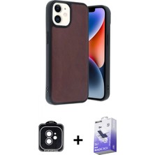 Pileli Store Pilelistore™ iPhone 11 Kılıf Kıvılcım Işık Serisi - Siyah Bilvis 5in1 5d Magic Hayalet Cam Ekran Koruyucu + Pvd Metal Kamera Lens - Sh