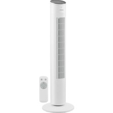 Cekar Store Kumtel KTF-360 Kule Tipi Vantilatör Beyaz