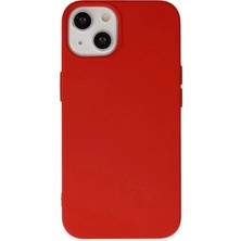 Durukar®  iPhone 14 Kılıf Nano Içi Kadife Silikon - Kırmızı