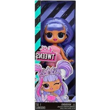 Cekar Store Mgae L.o.l. Surprise Tweens Bailey Bebek, Pembe Kıyafet, Lila Saç, Plastik, 16.5 cm