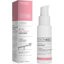 Cekar Store SKIN401 SPF50+ Pink Tone Up Sunscreen Pembe Ton Eşitleyici Güneş Kremi 50 ml