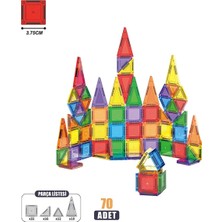 Vardem 70 Parca Manyetık Yapı Blokları 3,75 cm