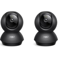 Cekar Store Tp-Lınk Tapo C211 (2-Pack) 2k 3mp Yatay ve Dikey Ev Güvenliği Wi-Fi Kamerası 2'li