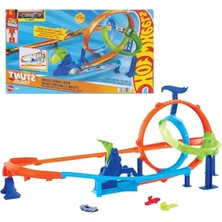 Cekar Store Hot Wheels Akrobasi Pistleri Dolambaçlı Hız Pisti, JHK73