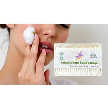 Cekar Store Lux Pamuklu Kağıt Kulak Çubuğu (200 Adet)