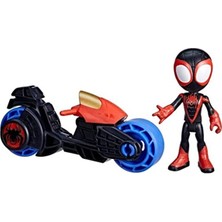 Cekar Store Marvel , Miles Morales: Spider-Man Motosikletli Aksiyon Figürü