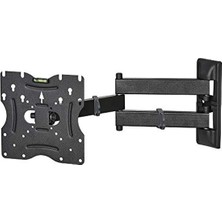 Cekar Store Hareketli Metal Tv Askı Aparatı, 32 Inç ve 43 Inç Arası Ekranlara Uyumlu, Tüm Markalar ile Uyumlu, Televizyon Duvar Asma Aparatı, Yüksek Kalite Metal Kalınlığı, Akropat Hareketli (50-Cm)
