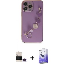 Pileli Store Pilelistore™ iPhone 14 Pro Max Kılıf Nova Işık Prime - Siyah Bilvis 5in1 5d Magic Hayalet Cam Ekran Koruyucu + Bilvis Titan Kamera Lens - Gd