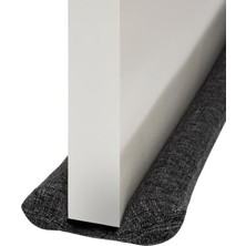 Cekar Store Kumaş Kapı Altı Rüzgar Önleyici 70-90 cm | Isı, Toz ve Koku Yalıtımlı Özel Köpük Dolgulu | Yıkanabilir Kapı Altı Sünger Bariyer | Antrasit, Ekru, Kahverengi (Antrasit)