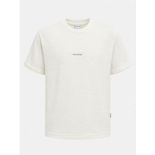Classics Men White Room Slim Fit Erkek Kısa Kol Tshirt  7666