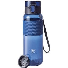 Hepta Collection Içecek Şişesi, Bpa Içermez, Fitness, Boş Zaman Için Su Şişesi, , Koyu Mavi, 680 ml