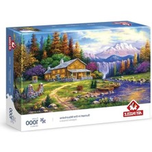 Cekar Store Art Puzzle Dağlarda Günbatımı 1000 Parça Puzzle