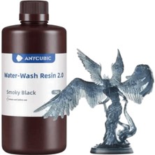 Anycubic Water Washable (Suda Yıkanabilir) Uv Puslu Siyah Reçine 1kg