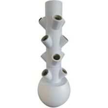Cekar Store Egedor 12'li Hidroponik Yetiştirme Sistemi Pompalı, Modüler Topraksız Tarım Sistemi(Ev Içi Grow Tower)