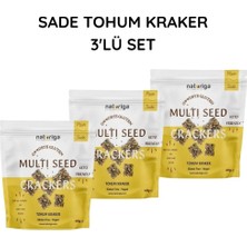 Naturiga 3'lü Set / Glutensiz Sade Tohum Kraker 40 gr