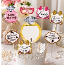 Bkmc Party Bekarlığa Veda Parti Konuşma Balonları Bride To Be Fotoğraf Çekim Seti 10’lu
