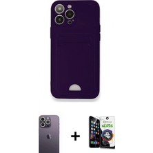 Pileli Store Pilelistore™ iPhone 12 Pro Max Kılıf Vadi Çizgi Prime - Şeffaf Temperli Cam Ekran Koruyucu + Neon Fosforlu Kamera Lens - Bz