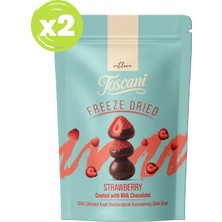 Toscani Sütlü Çikolata Kaplı Dondurularak Kurutulmuş Çilek Draje 2 x 60GR