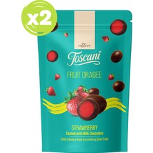 Toscani Sütlü Çikolata Kaplı Kurutulmuş Çilek Draje 2 x 60GR