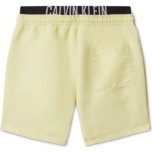 Calvin Klein Sarı Erkek Çocuk Desenli Şort Mayo KV0KV00054ZA0