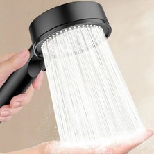 Ozcmax 5 Fonksiyonlu Yüksek Basınçlı Ayarlanabilir Siyah Duşş Başlığı