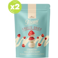 Toscani Beyaz Çikolata Kaplı Dondurularak Kurutulmuş Çilek Draje 2 x 60GR